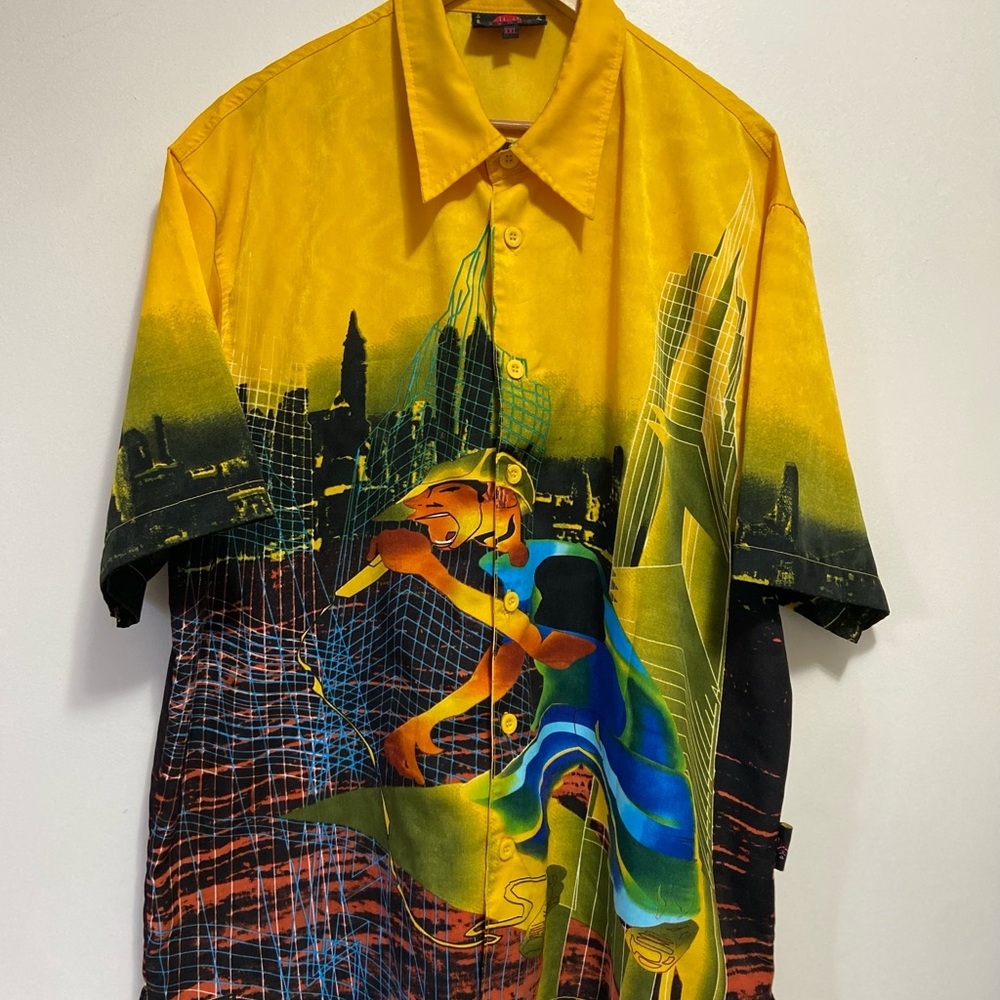 Vintage City Hunter New York Original Collection Hip Hop Collar Shirt